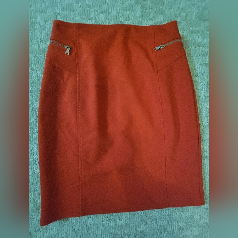 Express Vibrant Red Skirt